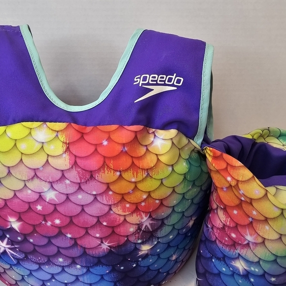 Speedo Splash Jammer Raindow Infant Peddle Jumper Swimming Beach Life Vest - Picture 7 of 7